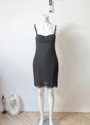 Robe nuisette vintage en mesh noir magnifique T36, brand: Vintage, condition: Very good, size: S / 36 / 8, €25.00, €26.95 includes Buyer Protection Pro