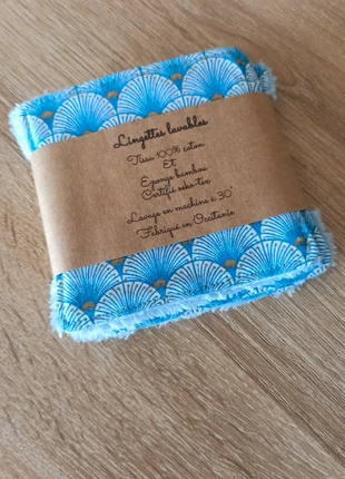 5 lingettes lavables, marque: Fait Main, état: Neuf avec étiquette, 5,00 €, 5,95 € Protection acheteurs incluse