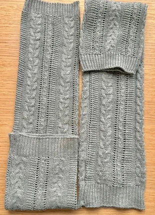 Guêtres grises torsadées, merk: H&M, staat: Heel goed, maat: Universele maat, € 5,00, € 5,95 inclusief Kopersbescherming
