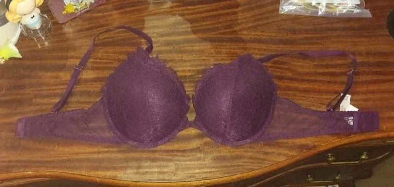 34d Purple lace bra by Gilligan & O'Malley 2