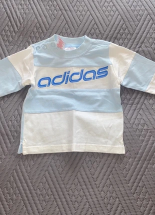 Jungen Langarmshirt , merk: adidas, staat: Goed, maat: 9-12 maanden / 74 cm, € 2,00, € 2,80 inclusief Kopersbescherming