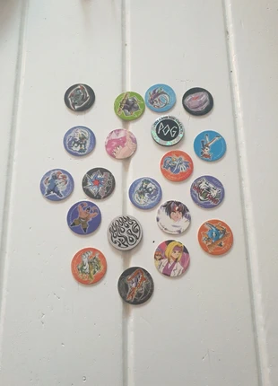 Lot de 20 pog beyblade 2003, brand: Beyblade, condizioni: Ottime, €5.00, €5.95 include la Protezione acquisti