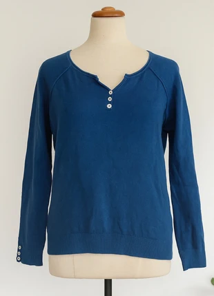Pull léger bleu électrique taille M/L, condition: Very good, size: M / 38 / 10, €6.50, €7.53 includes Buyer Protection