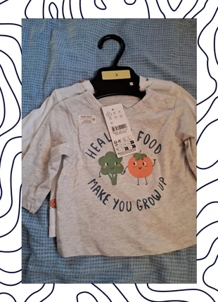 Lot de 2 t-shirts manches longues taille 3 mois, marke: Tex Baby, zustand: Neu, mit Etikett, größe: 1-3 Monate / 56, 3,80 €, 4,69 € inklusive Vinted-Käuferschutz