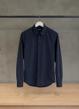 Luxe donkerblauw fitted hemd van The Kooples – Maat L – Kooples manchetknopen, marca: The Kooples, estado: Muy bueno, tamaño: L, 28,00 €, 30,10 € Protección al comprador Pro incluida