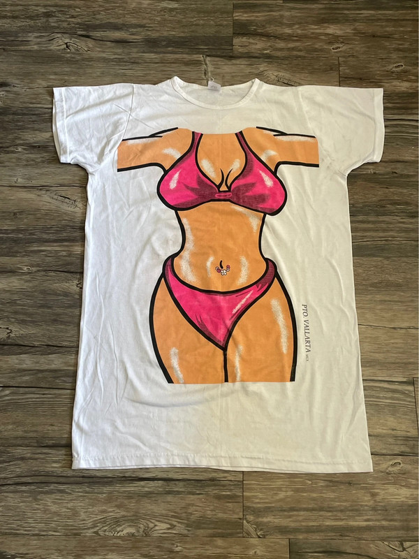 Bikini girl graphic t 1