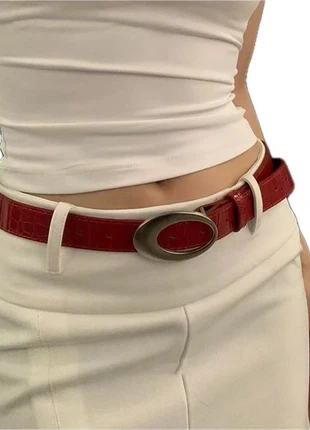 Crocodile Pattern Leather Belt, état: Très bon état, taille: Ajustable, 5,80 €, 6,79 € Protection acheteurs incluse