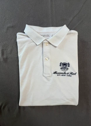Polo Abercrombie&Fitch blanc logo brodé, marque: Abercrombie & Fitch, état: Très bon état, taille: S, 9,72 €, 10,91 € Protection acheteurs incluse