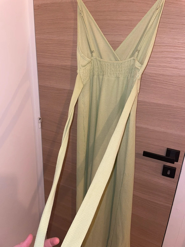 Robe longue verte 3