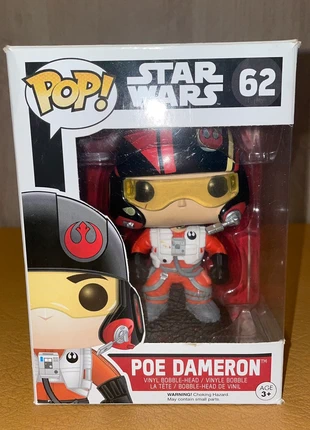 Figurine pop star wars Poe Dameron N•62, marke: Funko, zustand: Sehr gut, größe: Einheitsgröße, 4,00 €, 4,90 € inklusive Vinted-Käuferschutz