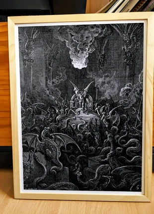 Affiche – Pandæmonium, Palais de Satan (Gustave Doré, 1866), marque: Art, état: Neuf sans étiquette, 17,90 €, 19,50 € Protection acheteurs (Pro) incluse