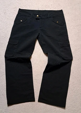 Pantamon Cargo Wanabee L Noir Vintage Retro Old Money Yek Collector Rare, brand: Wanabee, condizioni: Ottime, taglia: L, €20.00, €21.70 include la Protezione acquisti Pro