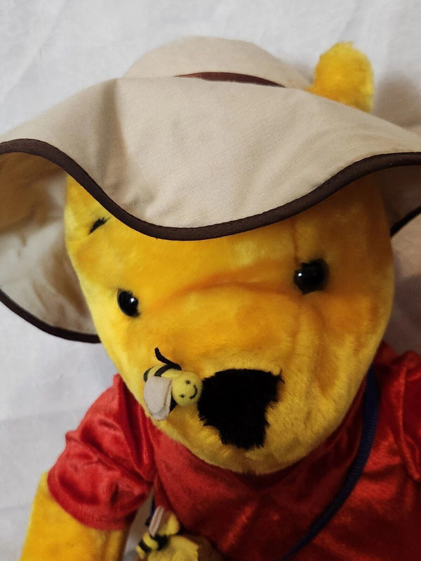 Winnie The Pooh With Honey Bag And Bee On Nose Plush Jumbo 5