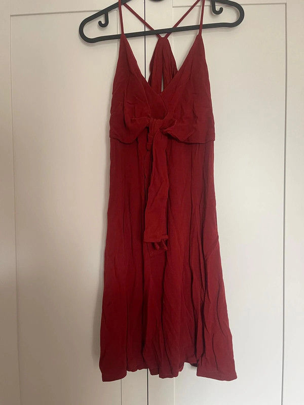 Robe d’été terracotta Mango 1