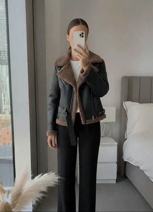 Blouson noir avec fourrure marron taille M, condition: New with tags, size: M / 38 / 10, €75.00, €79.45 includes Buyer Protection