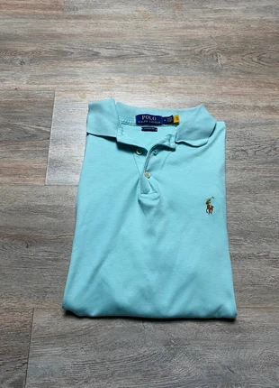 Polo manche courte Ralph Lauren couleur bleu taille M en très bon état, marke: Ralph Lauren, zustand: Sehr gut, größe: M, 20,00 €, 21,70 € inklusive Vinted-Käuferschutz