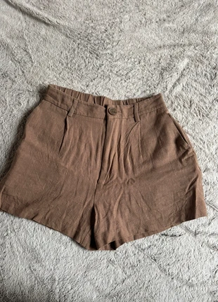 Short en lin - Stradivarius - 34, brand: Stradivarius, condition: Very good, size: XS / 34 / 6, €5.00, €5.95 includes Buyer Protection