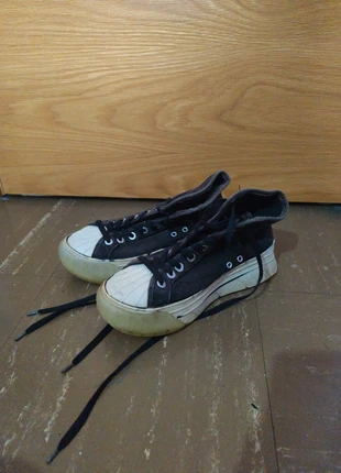 Tenis tipo Converse Bershka / alternative, marque: Bershka, état: Satisfaisant, taille: 38, 3,00 €, 3,85 € Protection acheteurs incluse