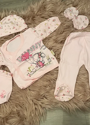 Ensemble bébé naissance 5 pièces rose neuf motif lapin bunny, marke: Naissance, zustand: Neu, größe: Neugeborenes / 44, 4,00 €, 4,90 € inklusive Vinted-Käuferschutz