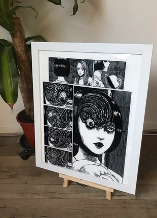 Peinture Junji Ito - Spirale, brand: sans marque, condition: New with tags, €65.00, €68.95 includes Buyer Protection