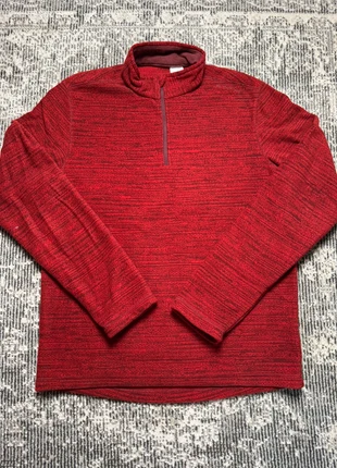 Polaire Quechua – Taille M – Couleur rouge – Half zip, marca: Quechua, estado: Muy bueno, tamaño: M, 10,00 €, 11,20 € Protección al comprador incluida