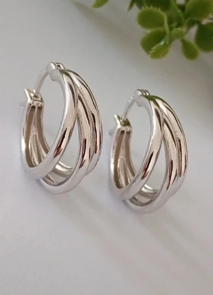 Boucles d'oreilles modernes en argent S925,, merk: Argent, staat: Nieuw zonder prijskaartje, € 17,50, € 19,08 inclusief Kopersbescherming Pro