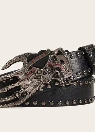 Punk subculture style belt, brand: Punk, condition: New without tags, size: 42 in | 105 cm, £9.90, £11.10 includes Buyer Protection