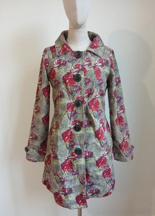 Original abrigo vintage con estampado floral 100% algodón, marque: Vintage Dressing, état: Très bon état, taille: M / 38 / 10, 69,00 €, 73,15 € Protection acheteurs incluse