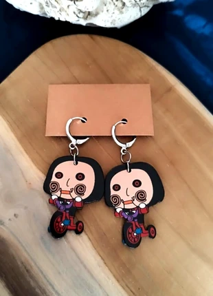 Bijoux Halloween | Boucles d'oreilles Jigsaw neuves, marca: Fantaisie, estado: Novo sem etiquetas, €4.50, €5.43 inclui Proteção do Comprador