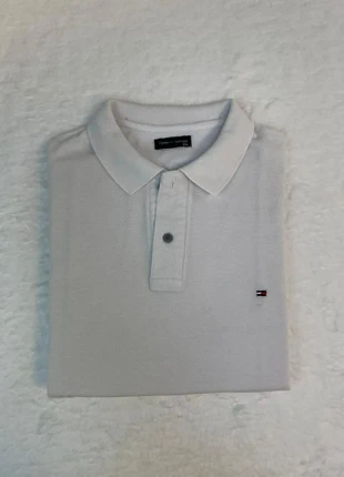 Polo Tommy Hilfiger blanc homme taille XXL logo discret brodé THP6, marque: Tommy Hilfiger, état: Très bon état, taille: XXL, 20,00 €, 21,70 € Protection acheteurs incluse