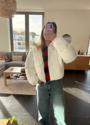 Witte H&M pufferjas, marque: H&M, état: Très bon état, taille: S / 36 / 8, 7,00 €, 8,05 € Protection acheteurs incluse