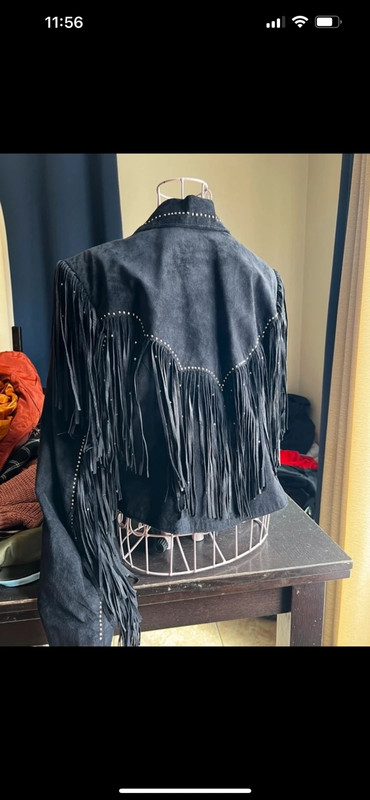 Tribe America fringe leather jacket 3