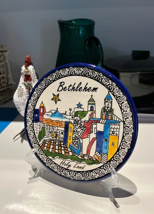 Assiette plate céramique Bethlehem 16cm, marke: holy land, zustand: Neu, mit Etikett, 12,00 €, 13,30 € inklusive Vinted-Käuferschutz