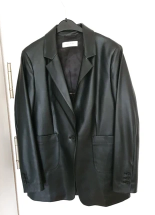 Legerer Modeblazer, Lederimitat, Marke Gerry Weber, Gr.38, top Zustand, brand: Gerry Weber, condizioni: Ottime, taglia: M / IT 42 / EU 38, €21.00, €22.75 include la Protezione acquisti