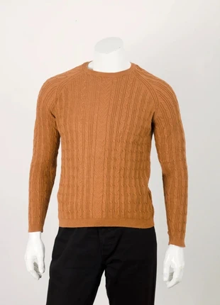 Pull torsadé Sfera Men – Regular Fit – 100% coton – orange – taille S, merk: Sfera, staat: Heel goed, maat: S, € 8,00, € 9,10 inclusief Kopersbescherming