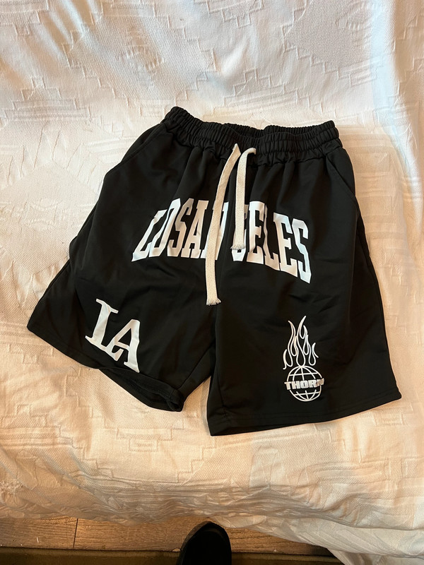 Los Angeles Thorn Basketball SweatShorts Mens S 1