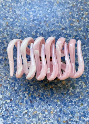 Pince cheveux dorée rose/blanc mélangé, brand: Boutique indépendante, condition: Very good, €4.00, €4.90 includes Buyer Protection