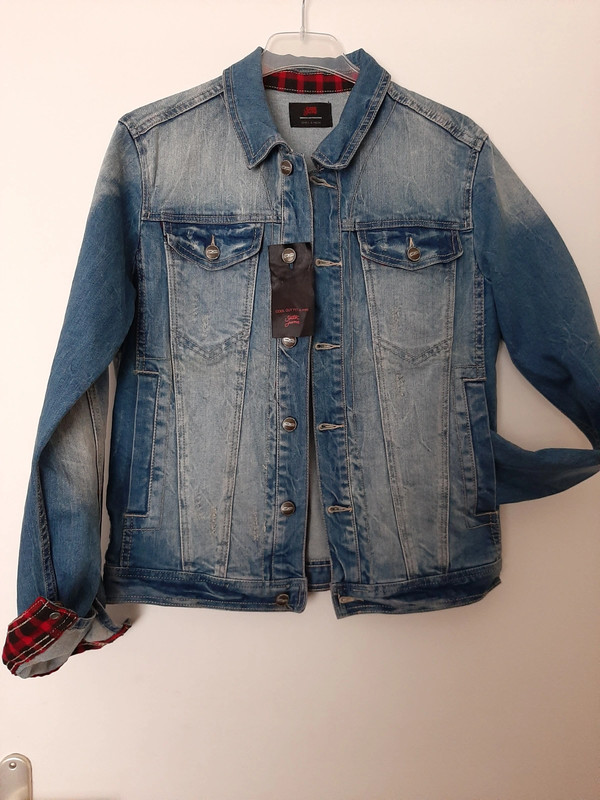 Veste en Jean drapeau anglais Sixth june