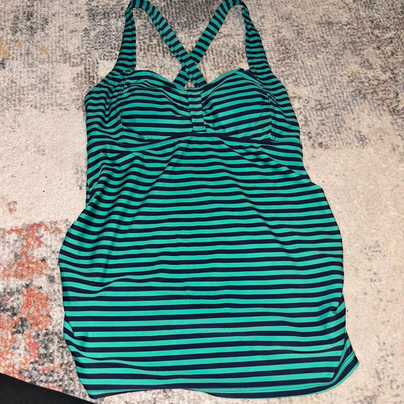 Beach Bump by Motherhood Maternity Small Tankini Top 1