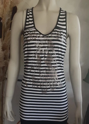 Debardeur long rayé Faith connexion, marke: Faith Connexion, zustand: Gut, größe: M / 38 / 10, 2,00 €, 2,80 € inklusive Vinted-Käuferschutz