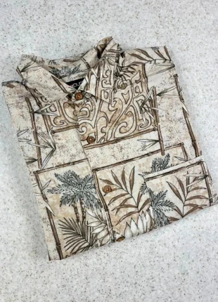 GPH84 - Chemisette chemise hawaïenne vintage manches courtes motifs été tropical vacances L homme, merk: Vintage Dressing, staat: Heel goed, maat: L, € 14,00, € 15,40 inclusief Kopersbescherming Pro