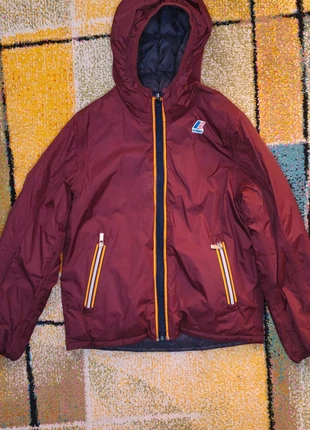 Kway reversible rouge, marque: K-Way, état: Très bon état, taille: 12 ans / 152 cm, 59,00 €, 62,65 € Protection acheteurs (Pro) incluse
