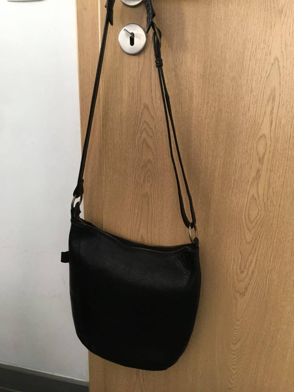 Sac bandouli re cuir noir Tiban Vinted
