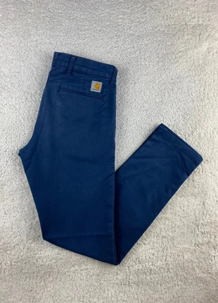 Pantalon Chino Carhartt Bleu marine - W28 FR38, marque: Carhartt, état: Très bon état, taille: M, 19,99 €, 21,69 € Protection acheteurs incluse