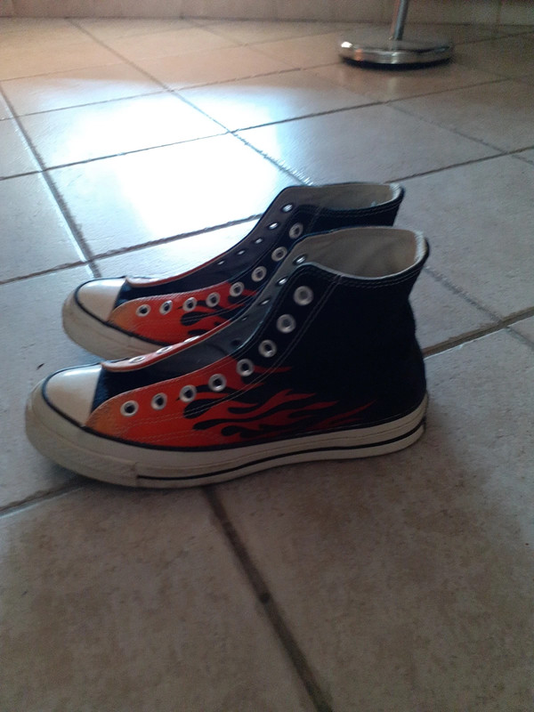 Converse con fiamme shop