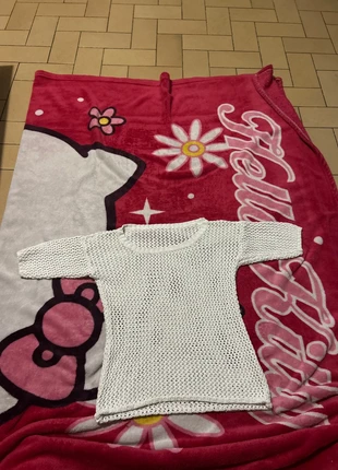 Haut style crochet pailletée, condition: Very good, size: S / 36 / 8, €2.00, €2.80 includes Buyer Protection