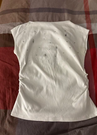 Top Zara, molto richiesto fuori catalogo S con inserti in strass, marca: Zara, estado: Muito bom, tamanho: S / 36 / 8, €5.00, €5.95 inclui Proteção do Comprador