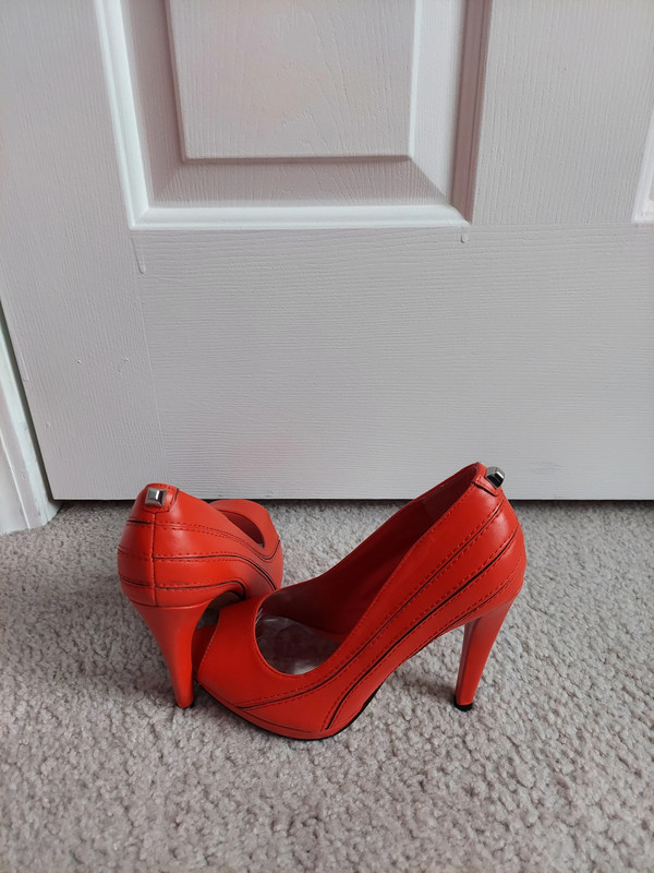 Elegant Orange Women Shoes 4