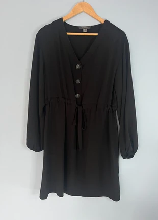 Robe courte / tunique noire Primark taille 40 – manches longues – look chic & polyvalent, marque: Primark, état: Très bon état, taille: L / 40 / 12, 6,44 €, 7,46 € Protection acheteurs (Pro) incluse