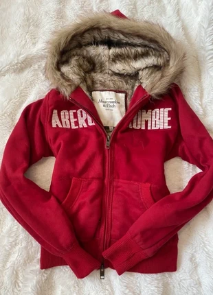 Vintage Abercrombie & fitch fur lined hoodie, brand: Abercrombie & Fitch, condition: New without tags, size: 10 / M, $26.11, $28.12 includes Buyer Protection